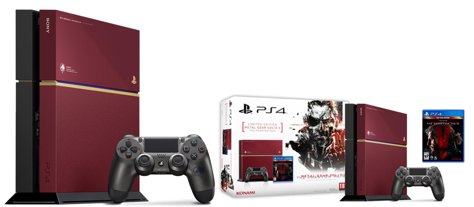 500GB PS4 - Limited Edition Metal Gear Solid V The Phantom Pain Bundle