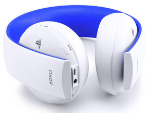 PlayStation Gold Wireless Stereo Headset Limited Edition White
