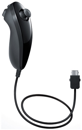 Wii Nunchuk Controllers Black