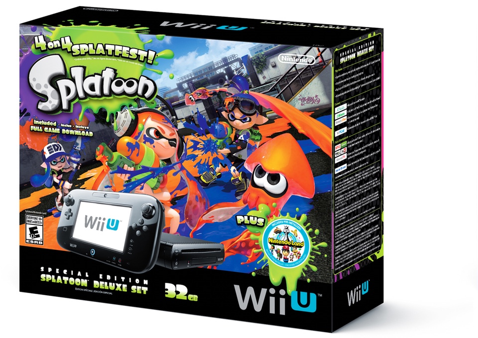 Wii U Deluxe Set | 32GB Splatoon & Nintendoland