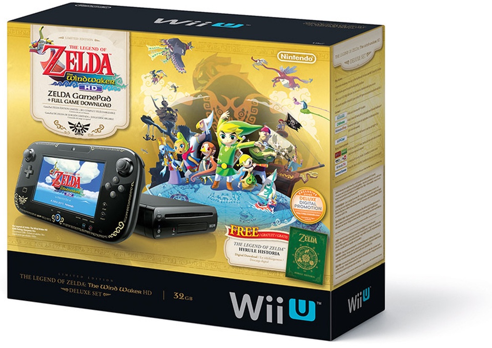 Wii U Deluxe Set | 32GB The Legend of Zelda The Wind Waker HD