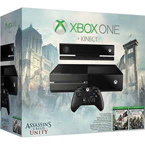 Xbox One with Kinect Assassin's Creed Unity Bundle, 500GB Hard Drive